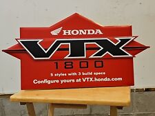 HONDA VTX 1800 Motorcycle Dealership Advertising Promo  Cardboard Display 26