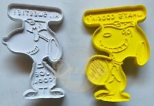 Peanuts Snoopy Joe Cool Whats Cookin LOT (2) Cookie Cutters 1950s Vintage picture