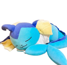 Vaporeon Sleeping Plush Doll Pokemon Center Suyasuya Stuffed Toy picture