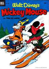 Mickey Mouse (Walt Disney's ) #28 GD; Dell | low grade - December 1952 skiing - picture
