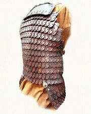 Leather Scale Armor Lamellar With Shoulder & Tassets Medieval Larp Armor SCA picture
