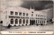 St. Petersburg, Florida Advertising Postcard YARDAGE UNLIMITED Fabric Store picture
