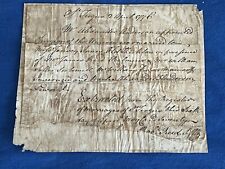Antique Marriage Certificate 1776 Alexander Anderson Surgeon St Fergus Scotland  picture