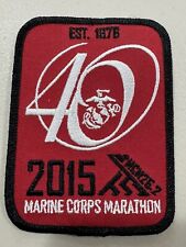 Marine Corps Marathon Patch, 40th  picture