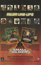 1998 Small Soldiers KILLER LINE-UPS Vintage Print Ad PC CD-ROM picture