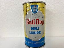 Bull Dog Malt liquor ZIP TOP intact brewed and packed Drewrys South Bend 50-12 picture