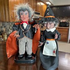 Rare Vintage Telco Witch & Rennoc Vampire Figures Works picture