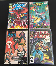 Lot of 4 Mix Early 90s Vintage Marvel Comics Comic From 1981-1997 Rare 80’s Key picture