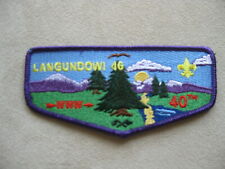 OA Lodge 46 - Langundowi 40th Anniversary Flap, S13 picture