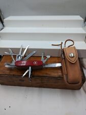 Victorinox Swiss Army Knife Champion C 91mm 7 Layer With Sheath Sharpening Steel picture
