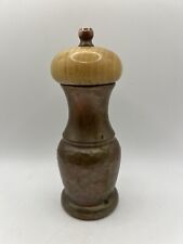 MCM C. C. Italy Pepper Mill Pepper Grinder 6” Nice Patina Vintage Italy Rare picture
