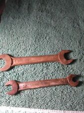 2 VINTAGE TOOLS WRENCHES with numbers not branded picture