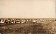 Real Photo Postcard Birds Eye View of Monticello, Wisconsin picture
