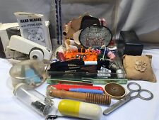 Vintage sewing kit lot, hand mender, mixed lot of many different sewing and mend picture