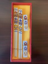 NEW with Gift Box Dragon Porcelain Chopsticks Set picture