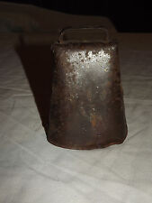 VINTAGE 1800S OLD HAND MADE CRAFTED METAL COW BELL picture