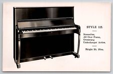 Piano Advertising RPPC Style 115 Streamline Postcard I29 picture