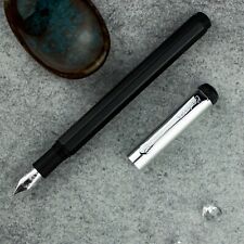 Kaweco Elegance Fountain Pen, Black & Chrome, Brand New In Box picture