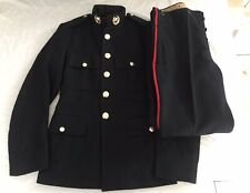 Genuine Falklands War Era British Royal Marines #1 Dress Uniform Jacket & Pants picture