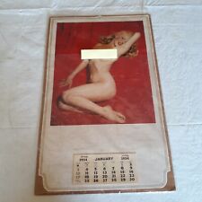 Vintage 1954 Marilyn Monroe Golden Dreams Original Nude Calendar picture