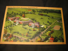 1940s Chambersburg PA Postcard Airplane View Girls School Penn Hall Jr. College picture