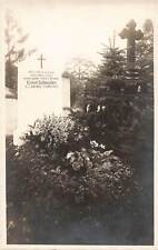 RPPC Burial of Ernst Schneider 1883-1922 Real Photo Postcard  picture