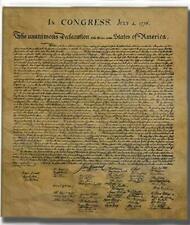 The Declaration of Independence, Authentic FULL SIZE Replica Printed on Antiqued picture