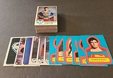 1978 Topps Superman The Movie: Series 1 Complete Card Set (1-77) + 12 Stickers picture
