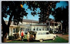 Lake Wales FL~Lake Shore Plantation Inn~Staff Costume~Company Station Wagon~1953 picture