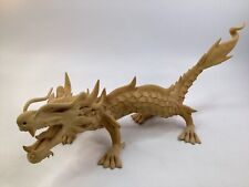 18” carved wood Chinese dragon Shaolin picture