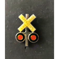 Operation Lifesaver Railway Railroad Stop Sign Hat Lapel Pinback Pin picture