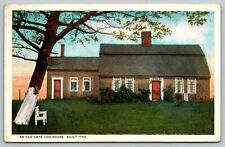 Postcard Massachusetts Cape Cod MA House Residence  White Border picture