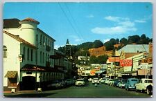 Sonora CA Postcard c1950s JC Penney Sprouse-Reitz Five and Dime Club Cafe picture