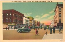 Rome New York Dominick Street Looking West From James Street Postcard picture