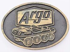 Argo All Terrain Offroad Vehicle Solid Brass Vintage Belt Buckle picture