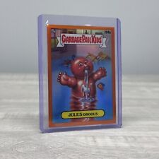 2022 Topps Chrome Garbage Pail Kids S5 #204a Jules Drools Orange Wave 18/75 HTF picture