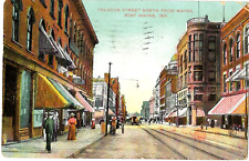 Fort Wayne IN 1908 on Calhoun Street North from Wayne picture
