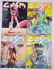 Gasm Magazine Lot of 4 1977 1978 Sci Fi Fantasy picture
