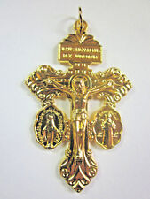 3-Way Pardon Crucifix  St Benedict/Miraculous Medal 2 1/4