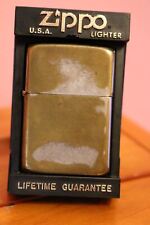 Vintage Zippo USMC Camouflage Green 1964 Flip Top GI Trench Lighter picture