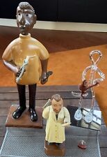 Vintage Lot Dental Statue - Romer 12” Wood w Parts Italy, Denist Tooth Acrylic + picture