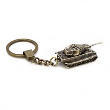 Bronze Keychain German Tank Royal Tiger (Tiger II, 1:180) WWII  Key Ring picture