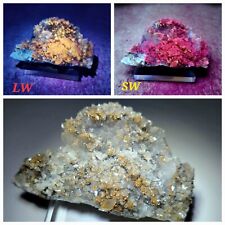 ***GREAT-Sparkling Fluorescent Calcite crystal cluster, mine Mexico*** picture