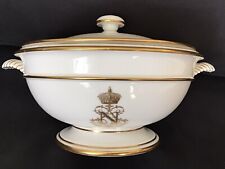 1865 French Sevres Porcelain Napoleon III Compote / Serving Dish with Cover picture