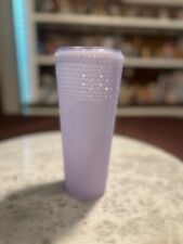 Starbucks Winter 2021 Icy Lilac Studded Bling 24oz Venti Tumbler Cold Cup- New picture