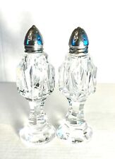 VINTAGE SALT AND PEPPER CRYSTAL SHAKERS picture