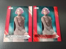 2017 Topps Star Wars: The Last Jedi 🌟 Red Parallel 🌟 Vice Admiral Holdo #29 picture