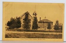 MT White Sulpher Springs Montana Public Schools 1920s Postcard J19 picture
