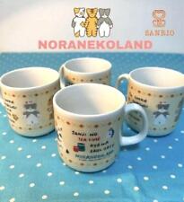 94 Sanrio Noraneko Land Cup Set Of 4 At The Time Japan Limited picture