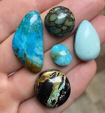 98 Ct High End Turquoise/variscite Cabs Rare Locales, See Description picture
